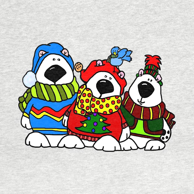 Christmas Bear Buddies by imphavok